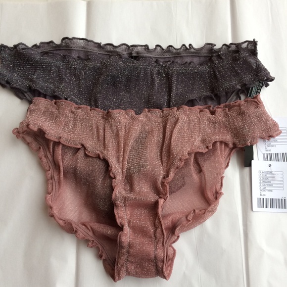 Urban Outfitters Other - OFU for UO Sheer Glittery Undie Set